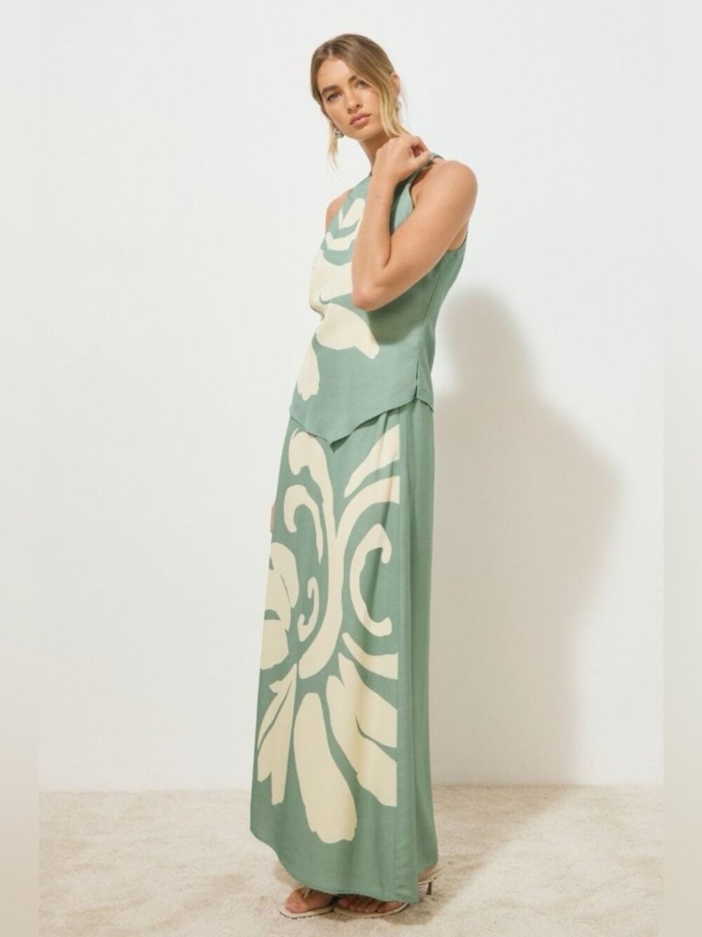 Revolve  Mon  Renn Vestige Top and Skirt Set $318 Size Small Vacation Ready